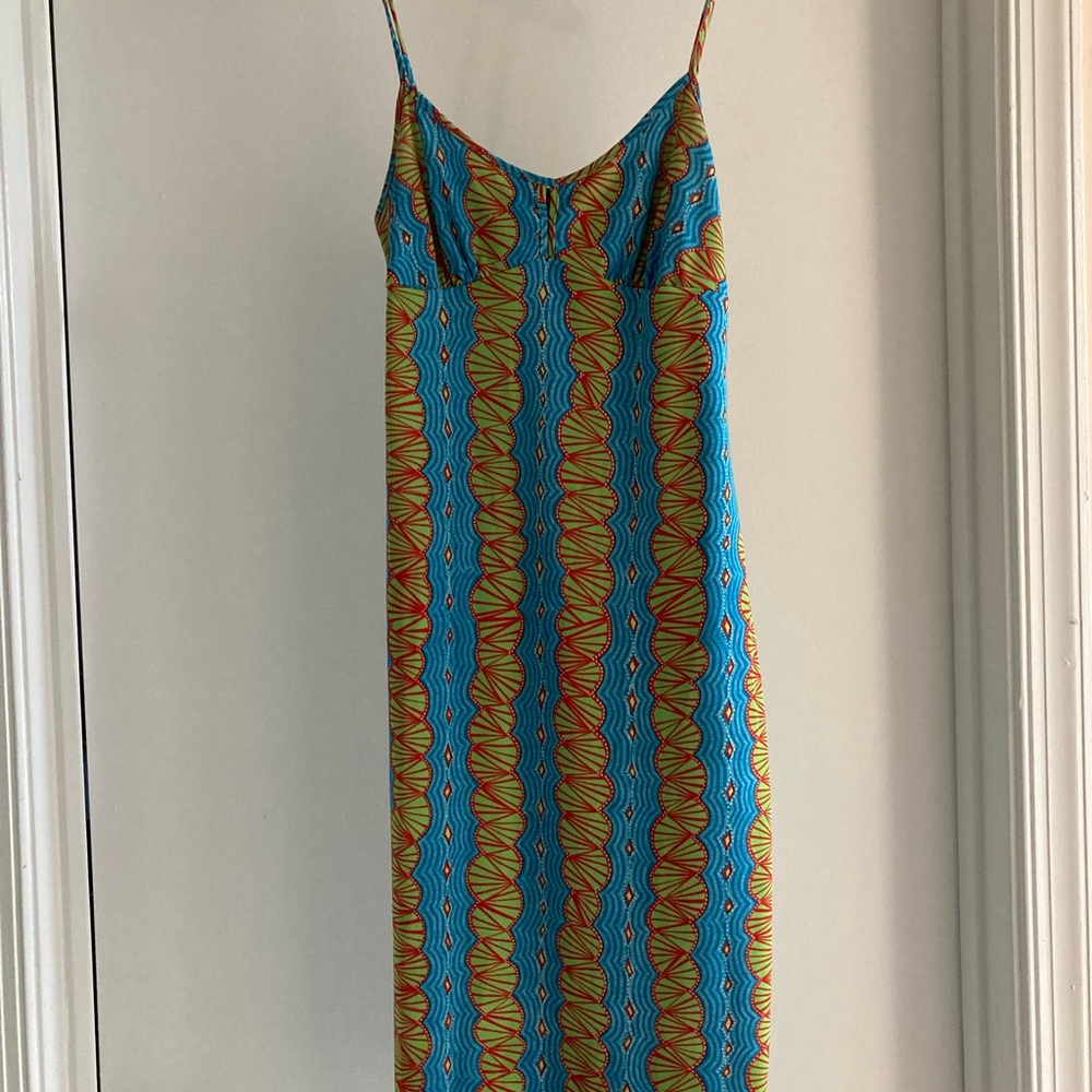 BCBGMaxAzria Colorful Slip Dress